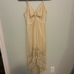 Band of Gypsies Cream Smocked Dress